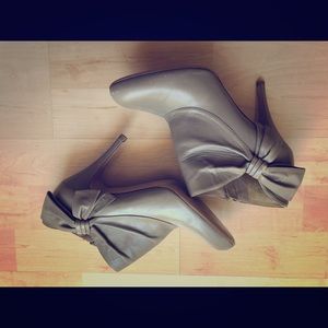Valentino bow ankle bootie